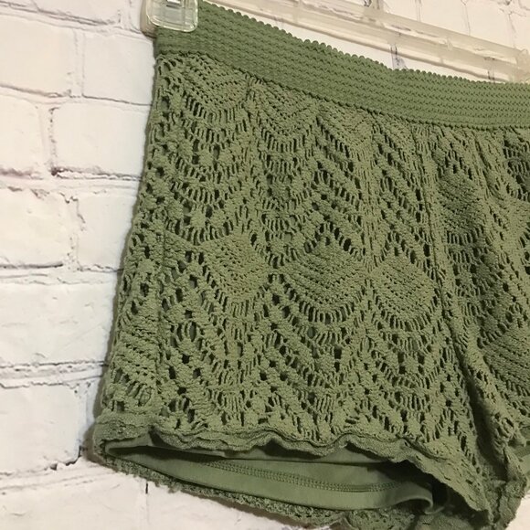 Army Green Lace Pants - Picture 3 of 7